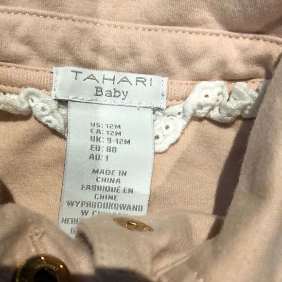 Tahari baby pink vest 12 mo - Picture 3 of 4
